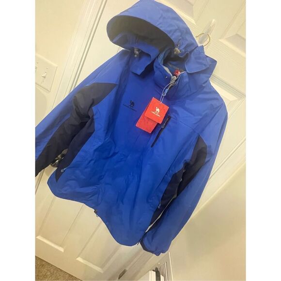Camel Crown men’s large 3 in 1 jacket blue NWT - Picture 1 of 10
